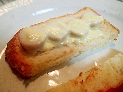 パルメ/マヨで　魚ニソとチーズのトースト